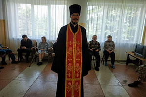 Пасхальное поздравление в Сигневичской больнице сестринского ухода