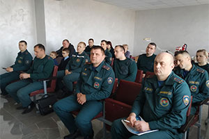 Беседа с личным составом Березовского РОЧС  «1030-летие Православия на Белорусской земле»