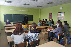 Беседа в Сигневичской школе