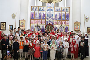 Пасхальный утренник в Михайловском храме